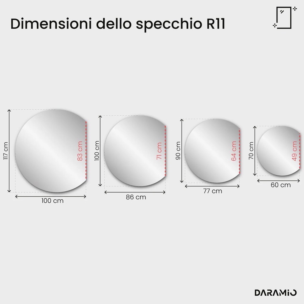 Specchio rotondo – Pure Collection R11