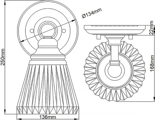 Quintiesse QN-KEYNES1-BATH-LED Applique da bagno KEYNES 1xG9/3W/230V IP44, cromo lucido