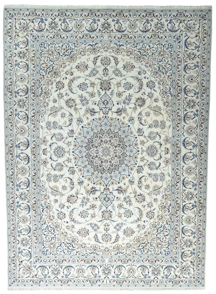 Nain Tappeto persiano 360x260 Beige (Iran) Annodato A Mano