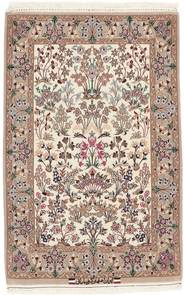 Isfahan Tappeto persiano 80x120 (Iran) Annodato A Mano