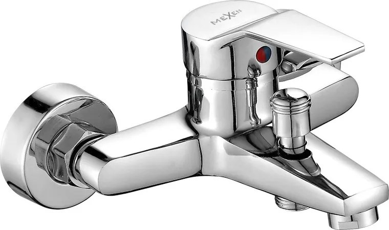 Mexen Caro batteria da vasca, cromo - 746630-00