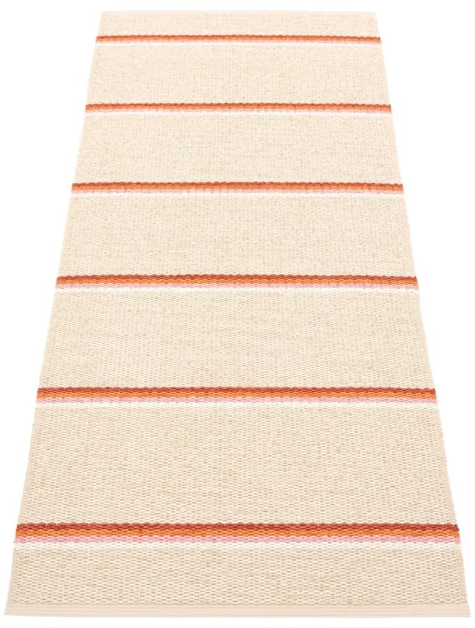 Passatoia da interno/esterno color mattone/color crema 70x180 cm Olle Brick Cream – Pappelina