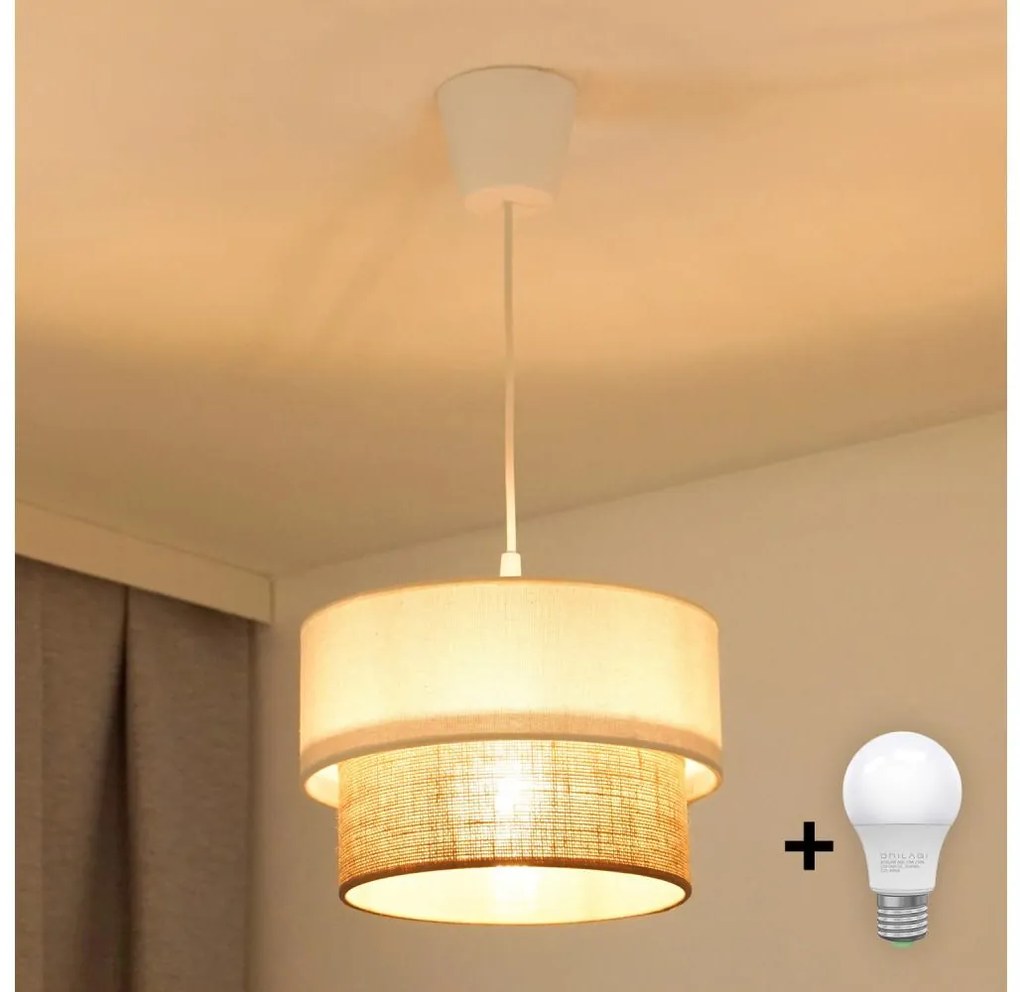 Brilagi - Lampadario LED su cavo BOHO STYLE 1xE27/15W/230V pr. 25 cm