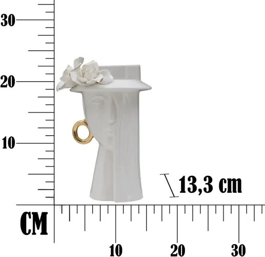 Vaso Woman Elegant Porcellana Cm 15X13,3X23,5