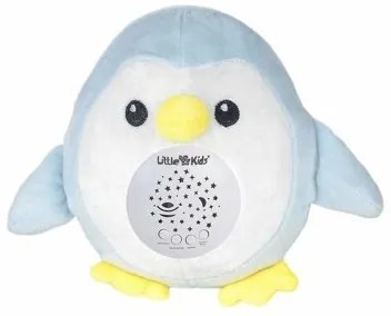 Peluche Musicale Proiettore Azzurro Pinguino