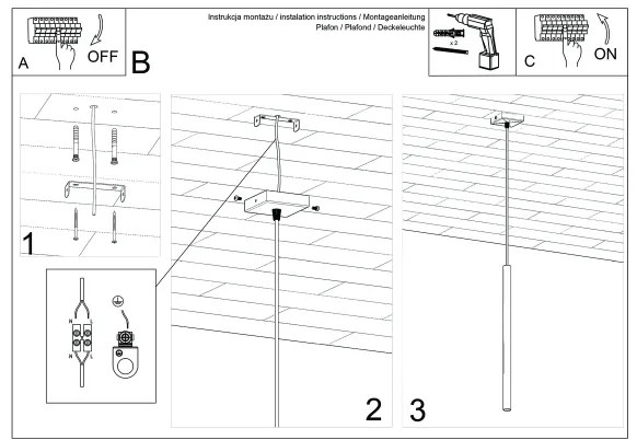 Sollux SL.1524 - Lampadario a sospensione con filo PASTELO 1xG9/8W/230V rosso