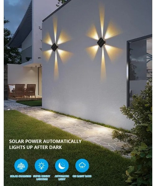 Immax 08487L - Applique a LED solare con sensore LED/2W/5V IP54