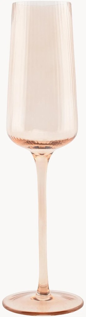 Set di 4 flute da champagne Ray