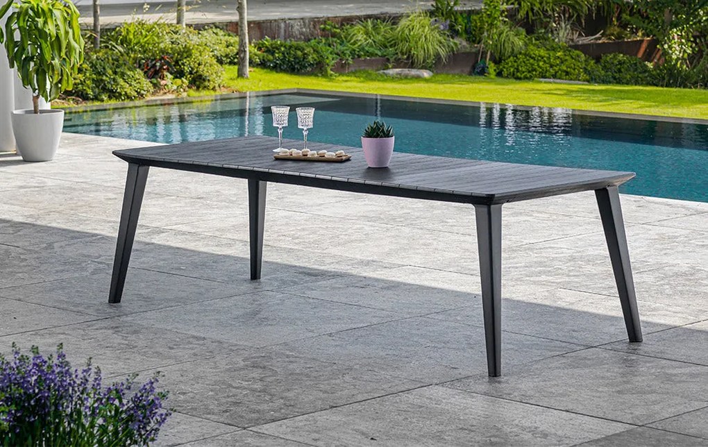 Tavolo da Giardino 235x98x74 cm in Resina Keter Lima 240 Antracite...