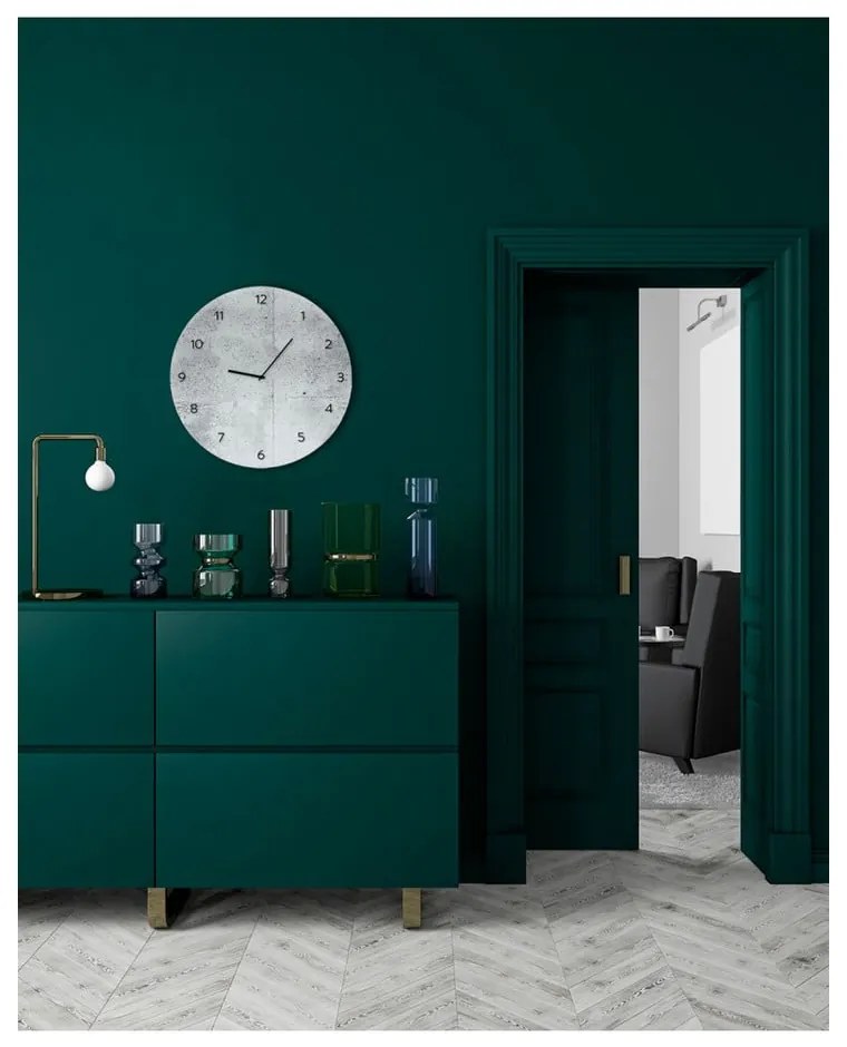 Orologio da parete in vetro, ⌀ 30 cm Wall - Styler