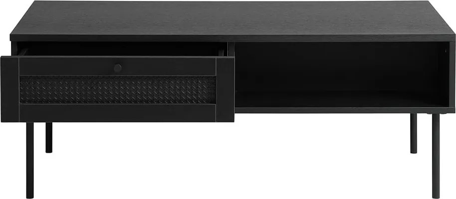 Tavolino nero 60x110 cm Pensacola - Unique Furniture