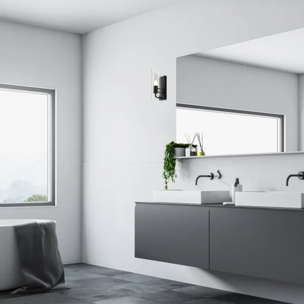 Rabalux 75027 - Applique da bagno TEODORO 1xE14/12W/230V IP44 nero