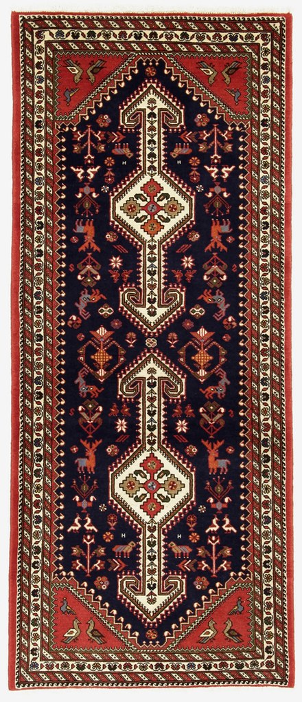 Nasrabad Tappeto persiano 200x80 (Iran) Annodato A Mano