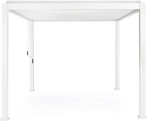 Pergola Bioclimatica 3x4 In Alluminio Con Tetto Lamellare Bianca Ocean Bizzotto