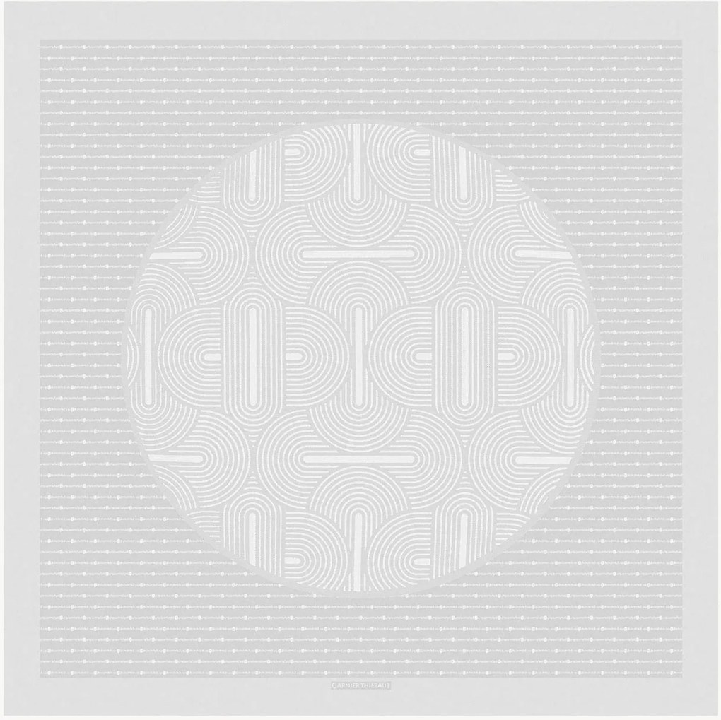 Tovaglia jacquard Le Cercle Blanc