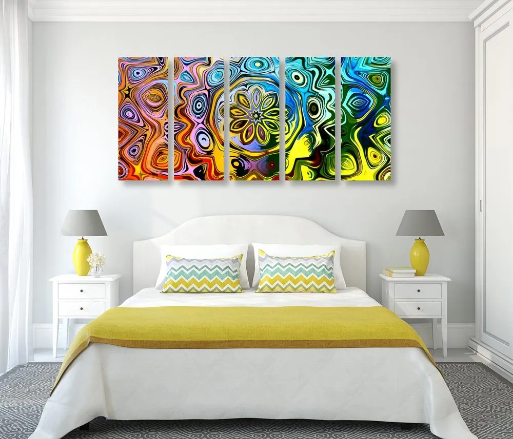 Quadri 5 pezzi – Arte colorata creativa