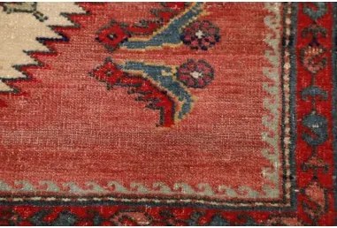 Antik Stilizzato Rosso Mattone Avorio 140x185 Cm