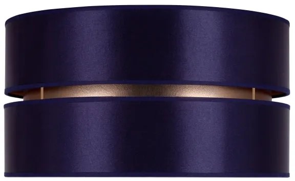 Duolla - Plafoniera DUO 1xE27/15W/230V diametro 40 cm blu/oro