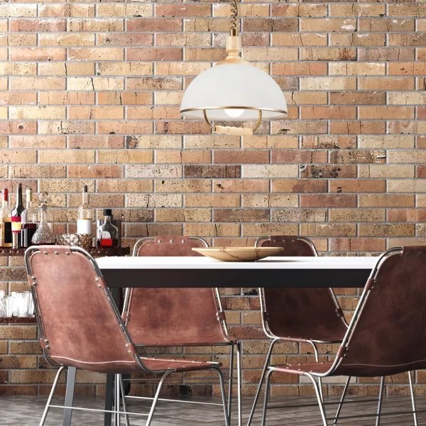 Lampadario a scomparsa RAMONA 1xE27/60W/230V beige/marrone chiaro