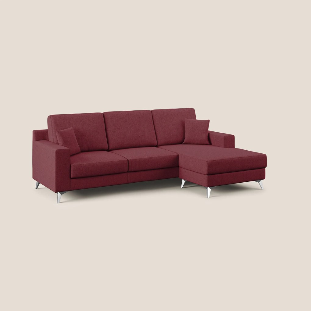 Michael Divano angolare REVERSIBILE in tessuto impermeabile T03 rosso
