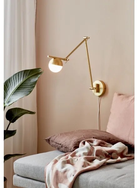 Nordlux - Applique CONTINA 1xG9/5W/230V ottone