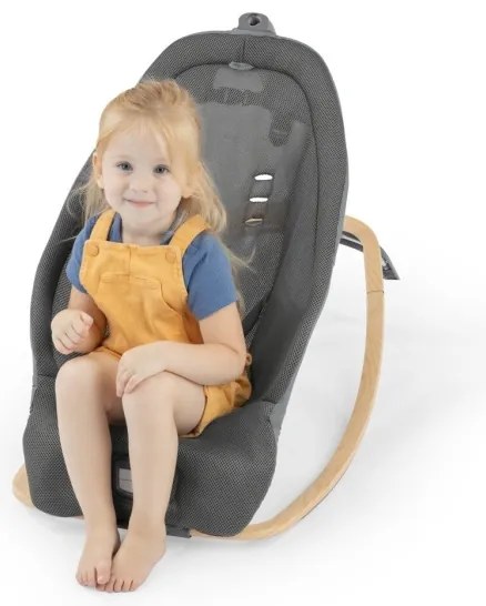 Ingenuity - Lettino vibrante per bambini EVERY SEASON WESLEY 3xC grigio