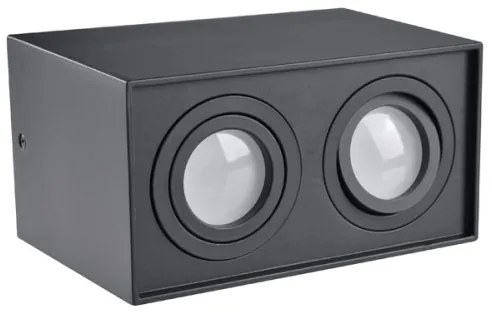 Luce Spot HADAR Q2 2xGU10/10W/230V nero