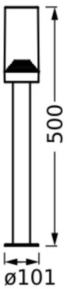 Ledvance - Lampada da esterno AMBER 1xE27/20W/230V IP44