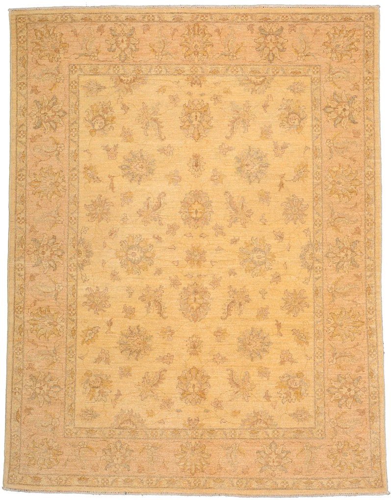 Ziegler Tappeto orientale 150x200 Beige (Pakistan) Annodato A Mano
