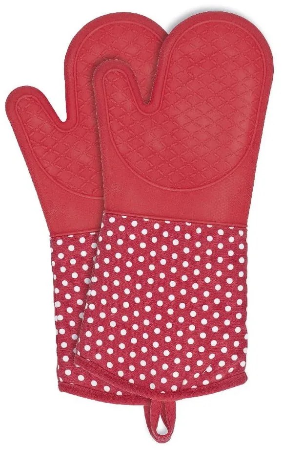 Set di 2 guanti da forno in silicone rosso Forno - Wenko
