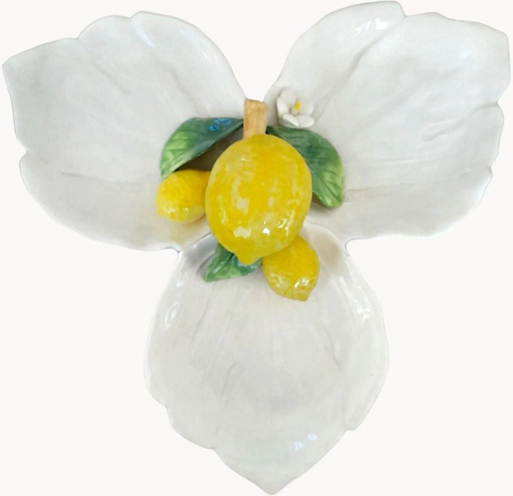 Piatto da portata dipinto a mano Lemon