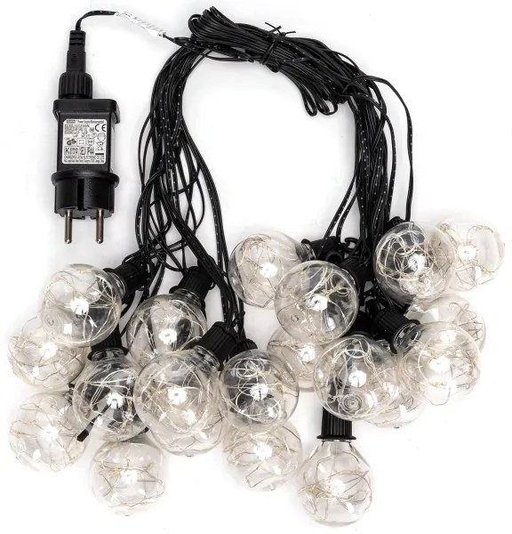 Aigostar - Catena luminosa LED decorativa da esterno 160xLED/3,6W/230V 10m IP44 bianco freddo