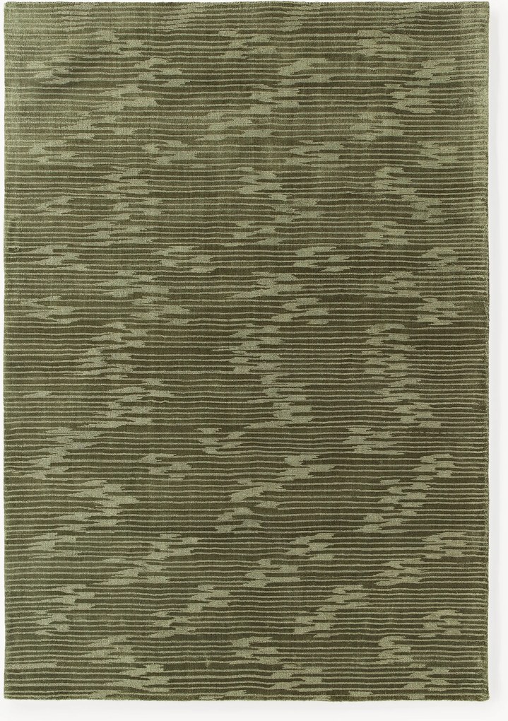 Tappeto in lyocell intrecciato a mano Oriana