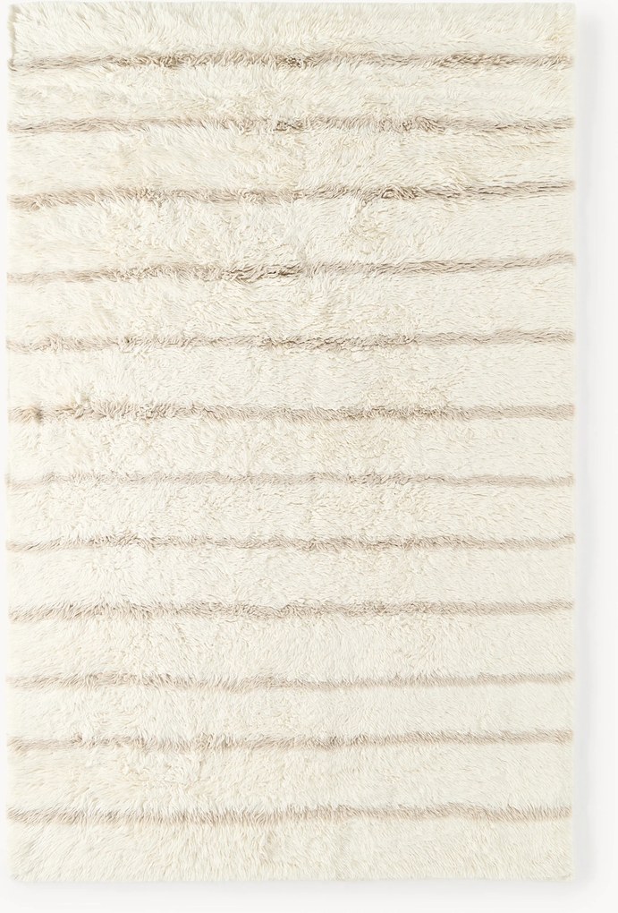 Tappeto in lana a pelo lungo fatto a mano Chaz
