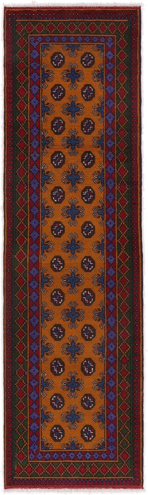 Afghan Tappeto orientale 80x290 (Afghanistan) Annodato A Mano