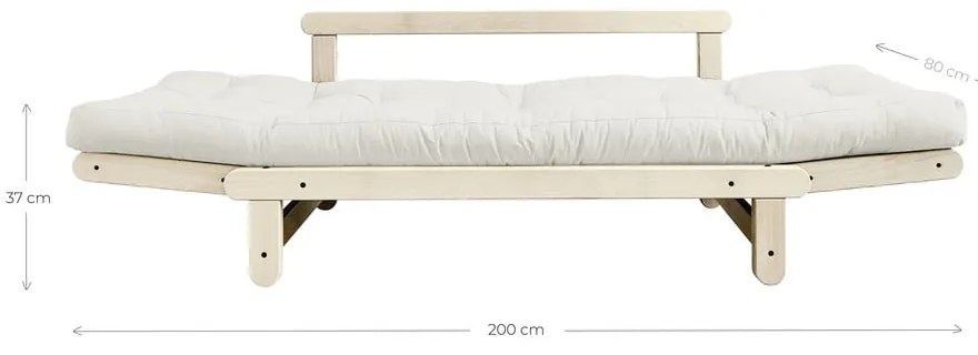 Divano variabile Naturale Chiaro/Mocca Beat - Karup Design