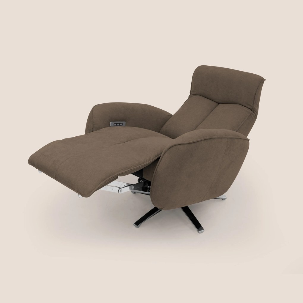 EVA Poltroncina RELAX in morbido tessuto impermeabile T02 marrone