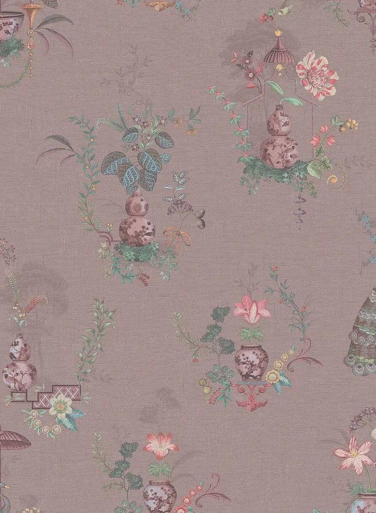 Eijffinger Carta da parati Chinese Porcelain - Mauve