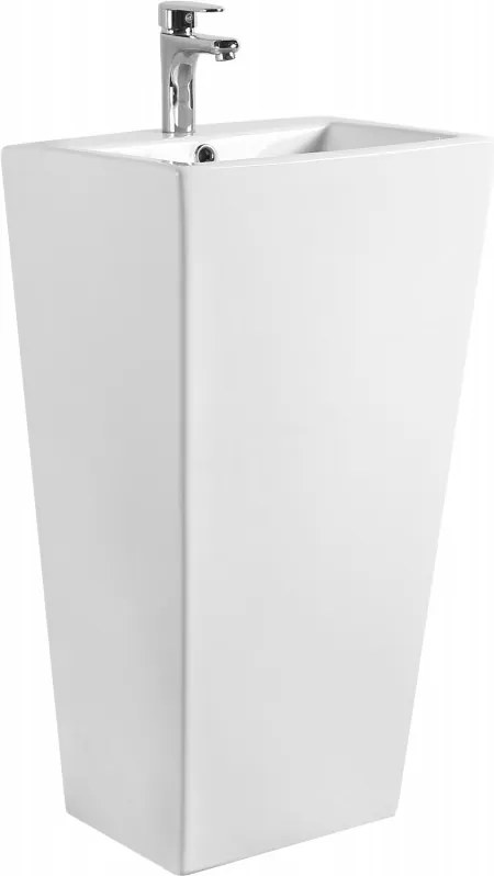 Mexen Liza lavabo a colonna 44 x 38 cm, bianco - 26154400