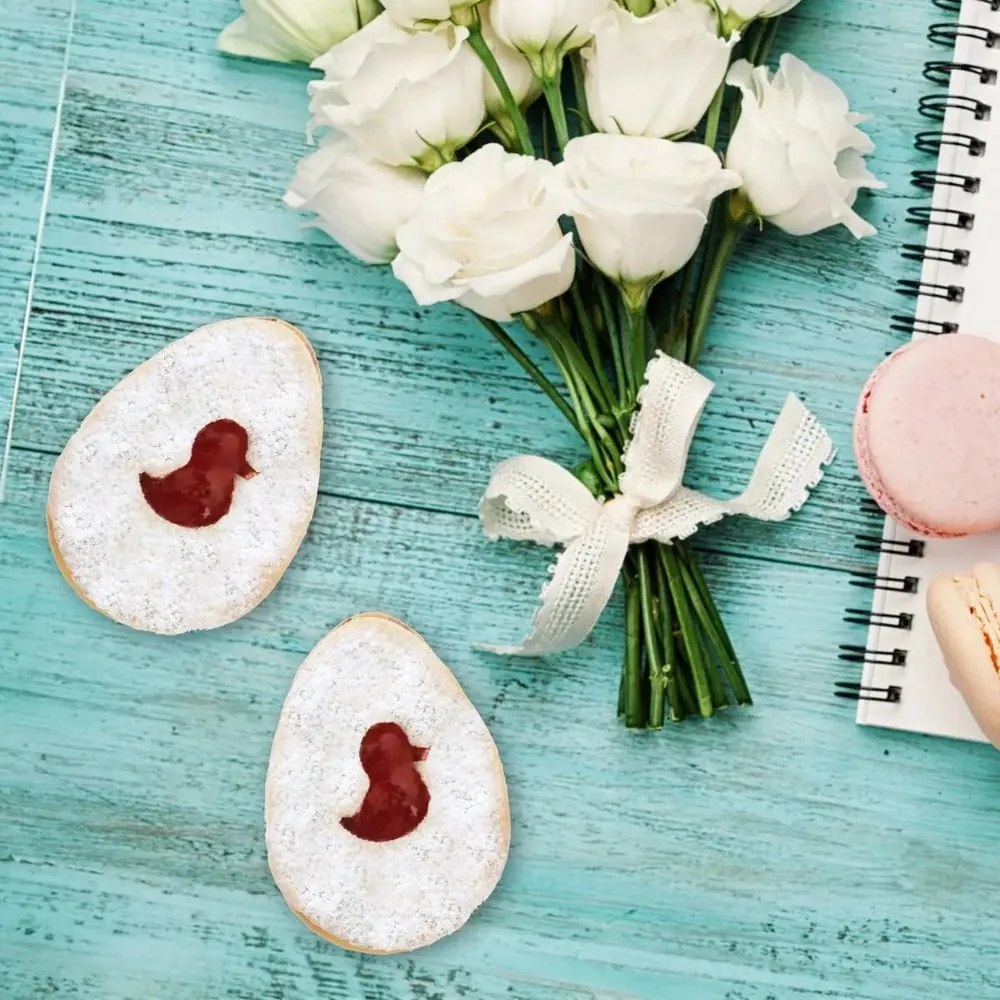 Set di 2 punzoni per uova di Pasqua in acciaio inox - Orion