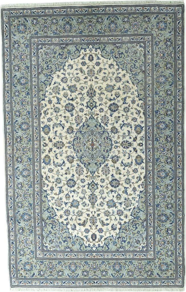 Kashan Tappeto persiano 310x200 Beige (Iran) Annodato A Mano