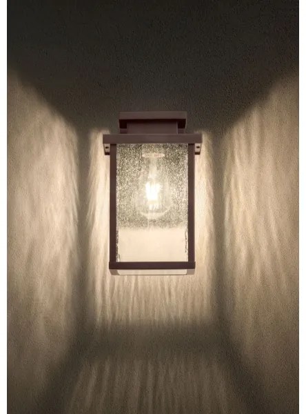 Redo 90463 - Applique da esterno YARD 1xE27/42W/230V IP44 marrone