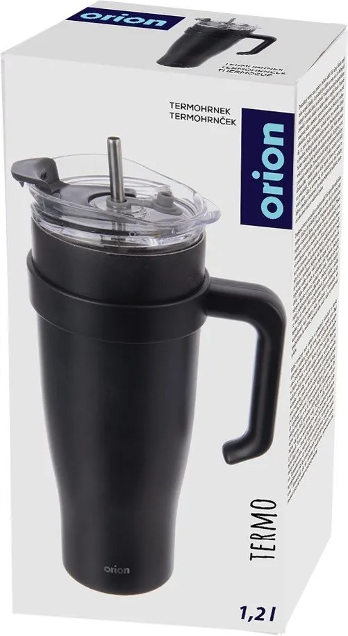 Tazza termica nera 1,2 l Termo – Orion