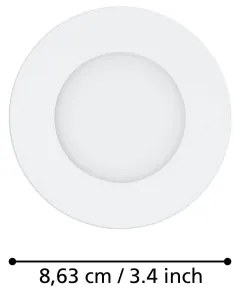 Eglo 31741 - SET 3xLED Lampada dimmerabile FUEVA-Z LED/2,8W/230V IP44 bianco