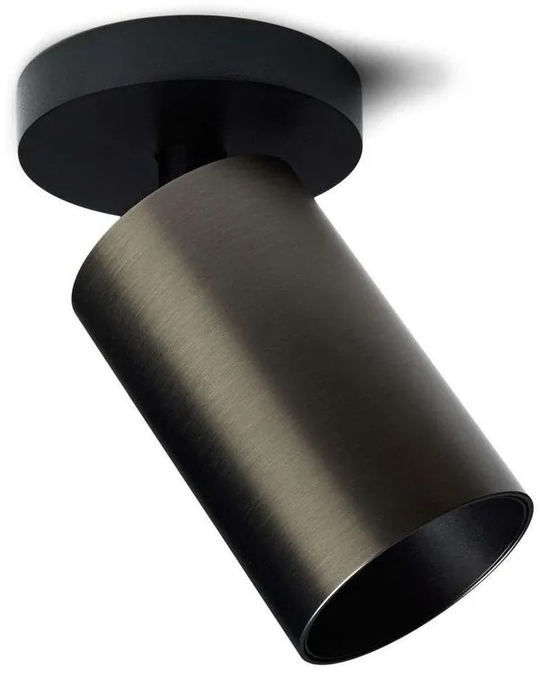 SpotOn Circle1 Applique da Parete/Soffitto Nero/Titanium - Antidark