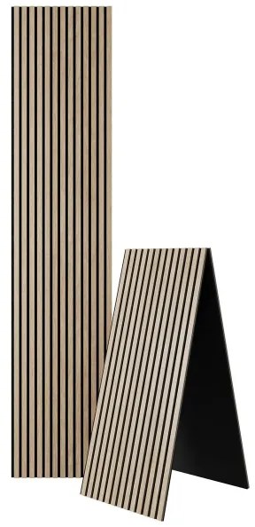 Pannello fonoassorbente da rivestimento VASALUND 240x52 cm in rovere