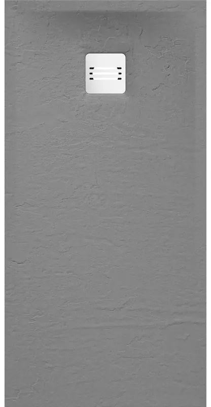 Piatto doccia ultrasottile SENSEA in resina REMIX 70 x 140 cm grigio opaco