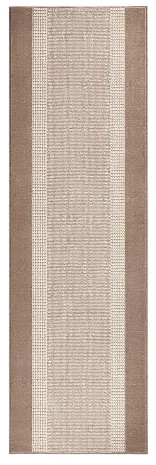 Runner beige-marrone , 80 x 200 cm Basic - Hanse Home