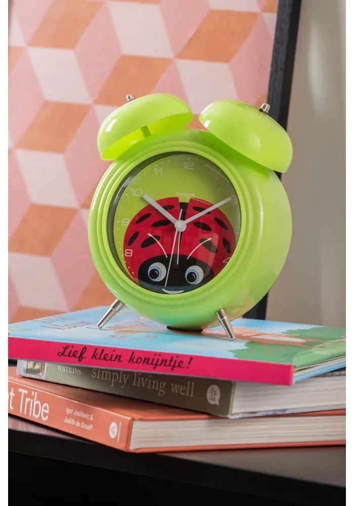Sveglia per bambini ø 15 cm Peekaboo Ladybug - Karlsson
