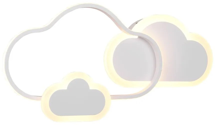 Lampada per bambini bianca 52x25 cm Cloudy - Reality